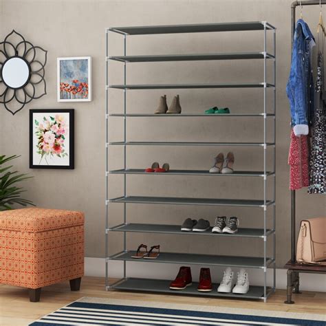 4 tier shoe rack|burrier shoe rack 50 pairs.